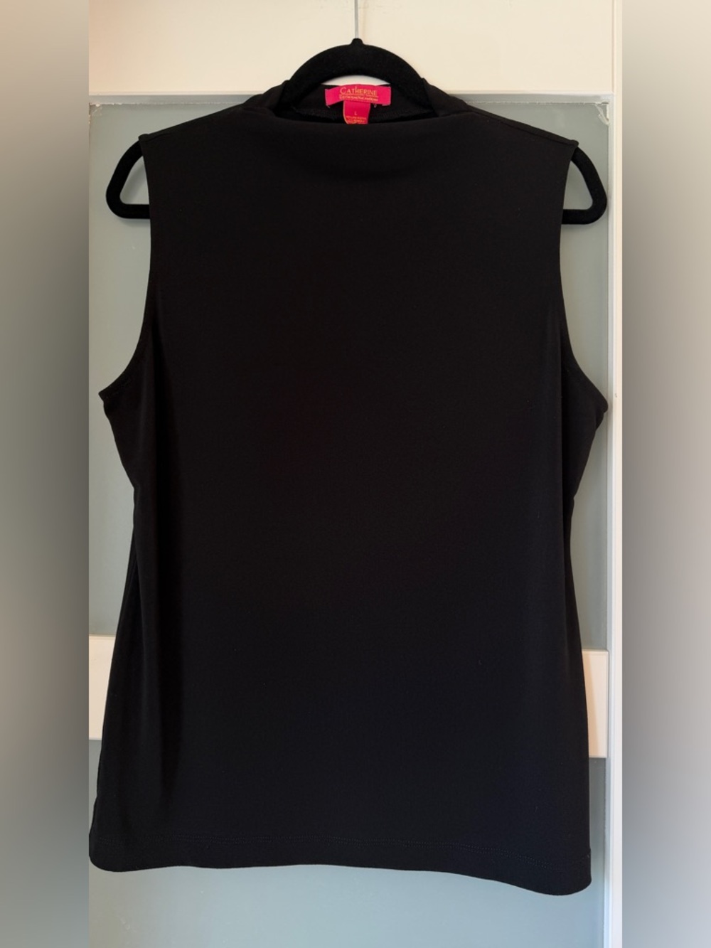 Catherine Malandrino Black Sleeveless Top